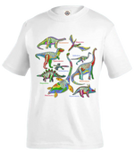 Load image into Gallery viewer, Glowing Dinos Child T-shirt
