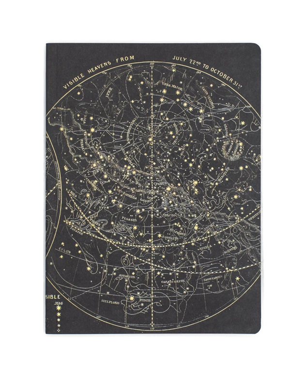 Astronomy Star Chart Softcover - Dot Grid Notebook