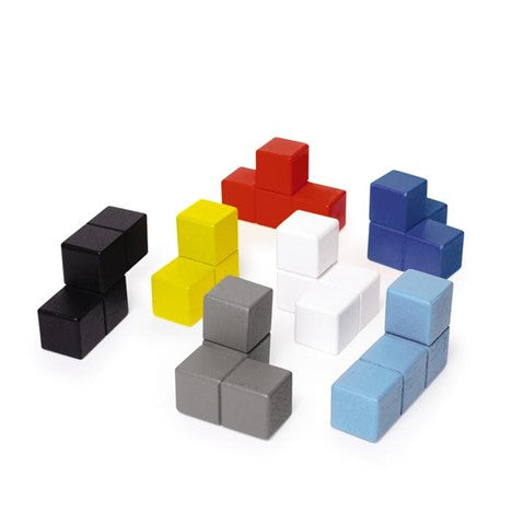 Blok Cube 3D Wooden Puzzle