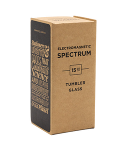 Electromagnetic Spectrum Tumbler Glass