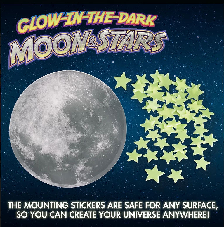 Moon & Stars Glow In The Dark