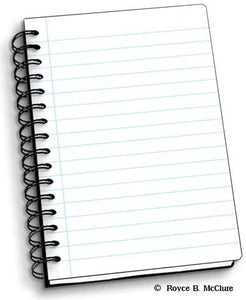 Moon Walk Motion Notebook