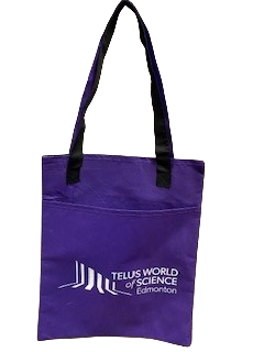 TELUS World of Science - Edmonton branded Turnabout Reusable Tote Bag