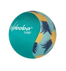 High performance fabric Waboba surf bouncing ball with blue and yellow pineapple pattern